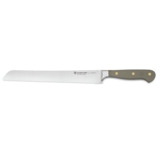 Day and Age Classic Colour Double-Serrated Bread Knife - Velvet Oyster (23cm)